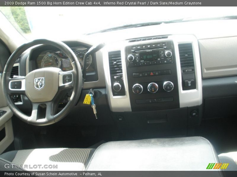 Inferno Red Crystal Pearl / Dark Slate/Medium Graystone 2009 Dodge Ram 1500 Big Horn Edition Crew Cab 4x4
