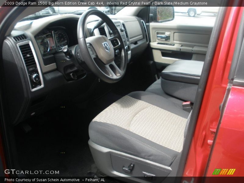 Inferno Red Crystal Pearl / Dark Slate/Medium Graystone 2009 Dodge Ram 1500 Big Horn Edition Crew Cab 4x4