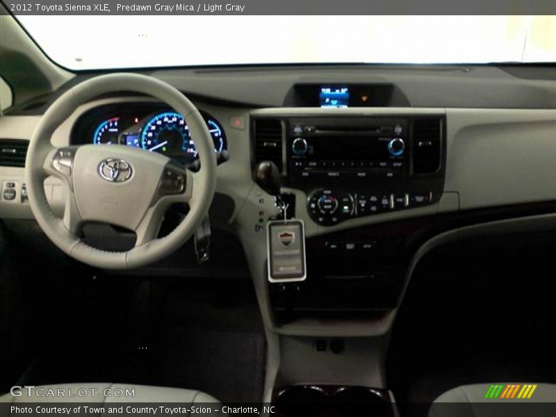 Predawn Gray Mica / Light Gray 2012 Toyota Sienna XLE
