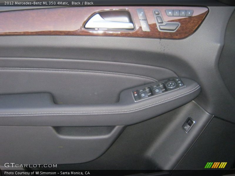 Black / Black 2012 Mercedes-Benz ML 350 4Matic