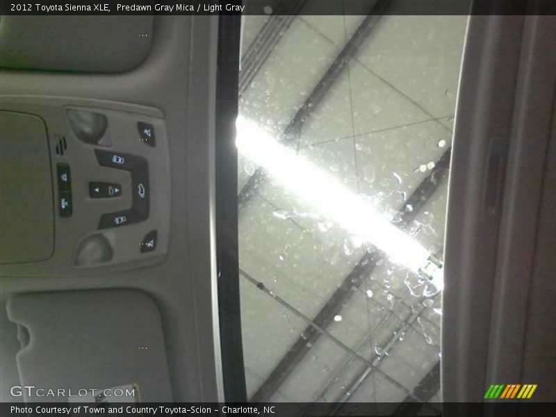 Predawn Gray Mica / Light Gray 2012 Toyota Sienna XLE