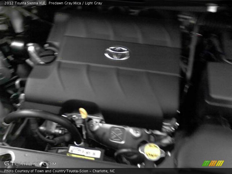 Predawn Gray Mica / Light Gray 2012 Toyota Sienna XLE