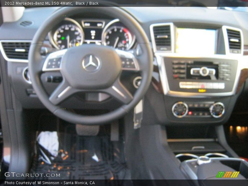 Black / Black 2012 Mercedes-Benz ML 350 4Matic