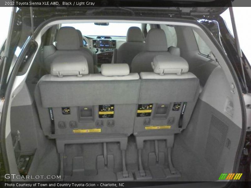 Black / Light Gray 2012 Toyota Sienna XLE AWD