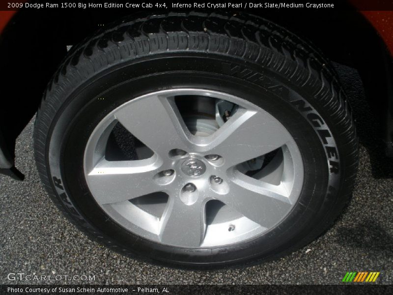 Inferno Red Crystal Pearl / Dark Slate/Medium Graystone 2009 Dodge Ram 1500 Big Horn Edition Crew Cab 4x4