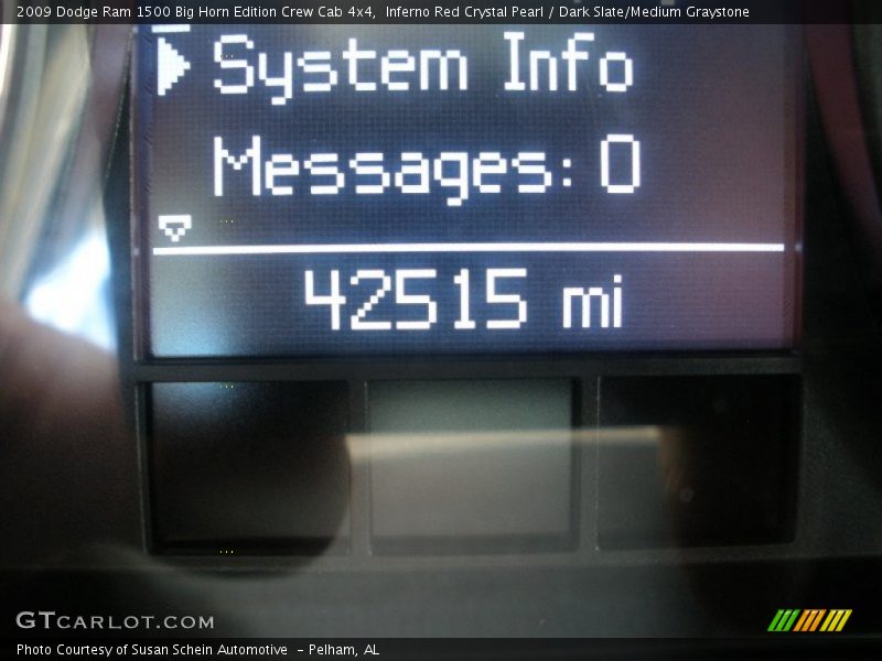 Inferno Red Crystal Pearl / Dark Slate/Medium Graystone 2009 Dodge Ram 1500 Big Horn Edition Crew Cab 4x4