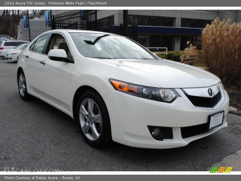 Premium White Pearl / Parchment 2010 Acura TSX Sedan