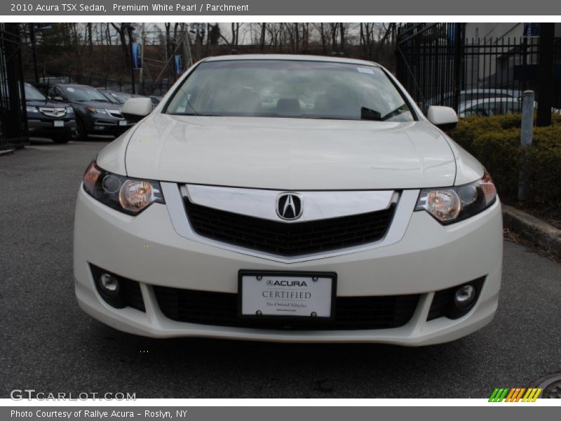 Premium White Pearl / Parchment 2010 Acura TSX Sedan