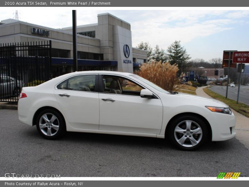 Premium White Pearl / Parchment 2010 Acura TSX Sedan