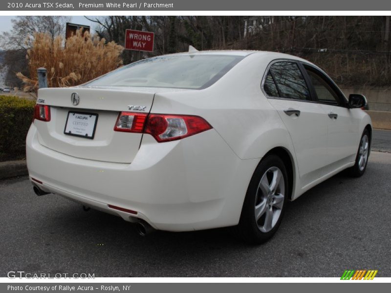 Premium White Pearl / Parchment 2010 Acura TSX Sedan