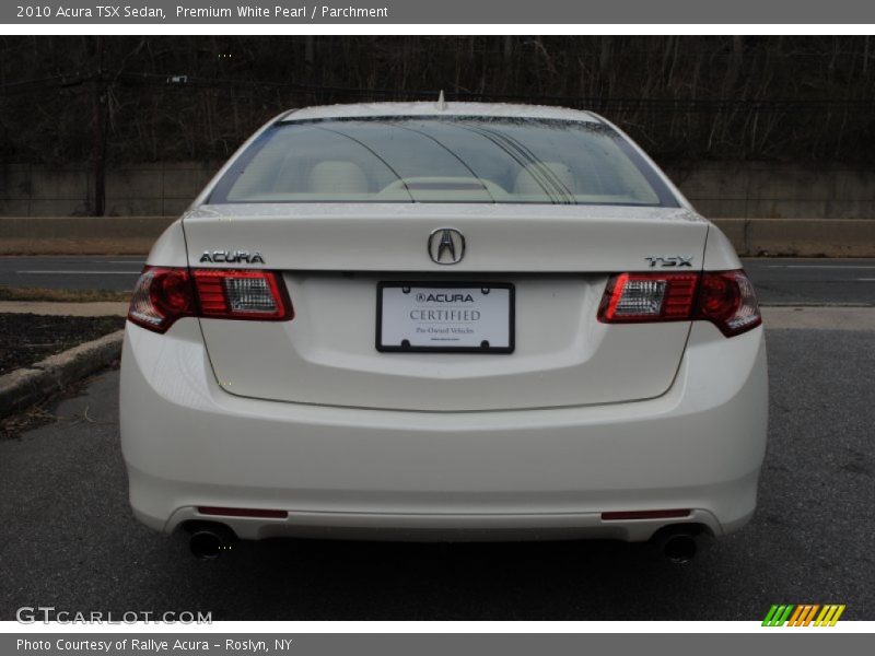 Premium White Pearl / Parchment 2010 Acura TSX Sedan