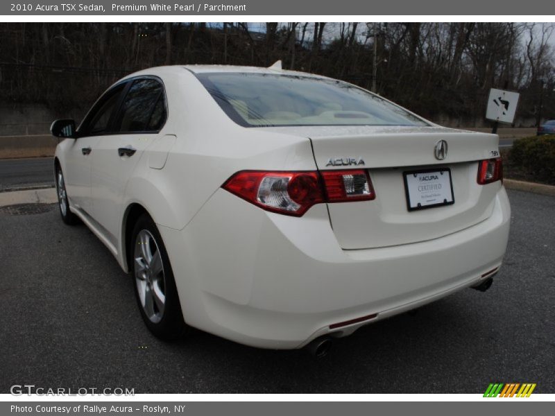 Premium White Pearl / Parchment 2010 Acura TSX Sedan