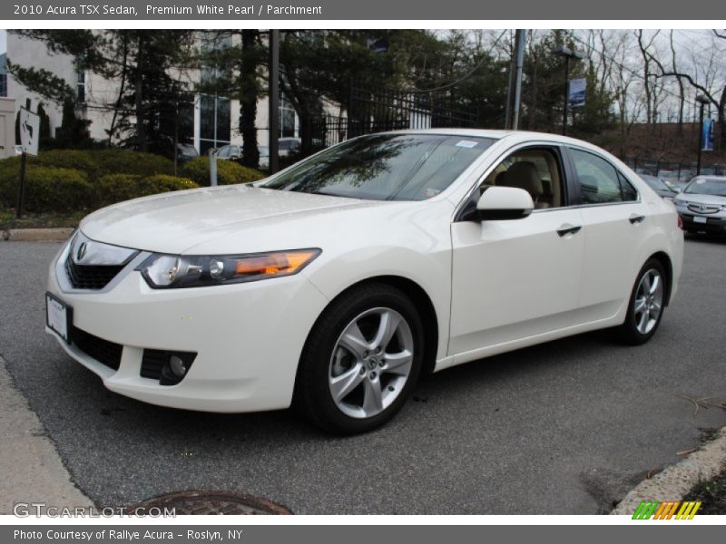 Premium White Pearl / Parchment 2010 Acura TSX Sedan