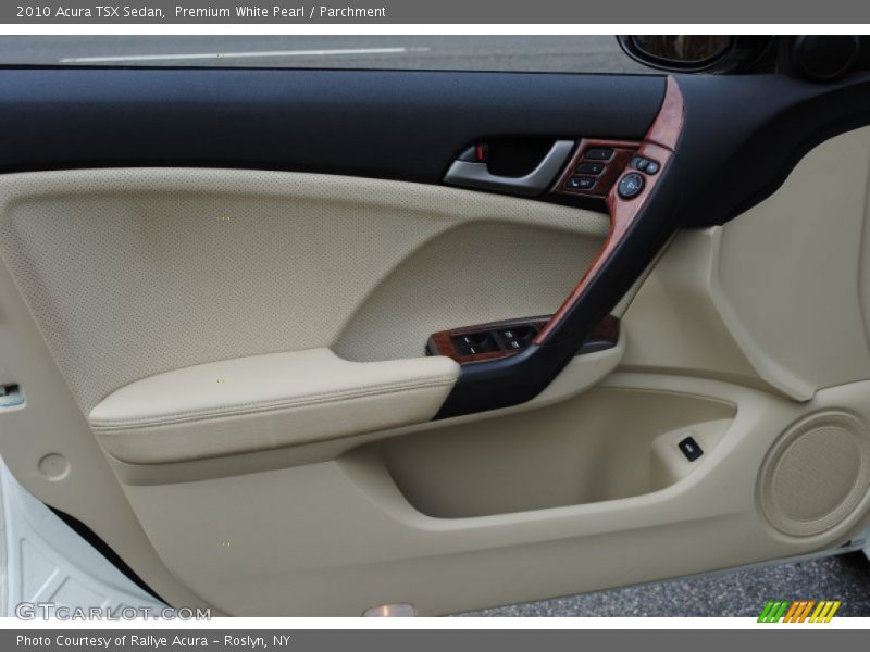 Premium White Pearl / Parchment 2010 Acura TSX Sedan