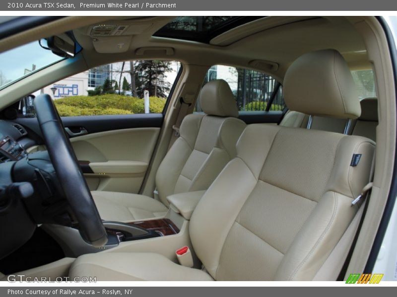 Premium White Pearl / Parchment 2010 Acura TSX Sedan