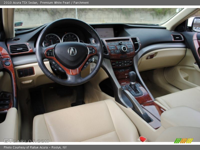 Premium White Pearl / Parchment 2010 Acura TSX Sedan