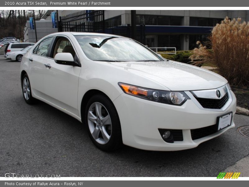 Premium White Pearl / Parchment 2010 Acura TSX Sedan