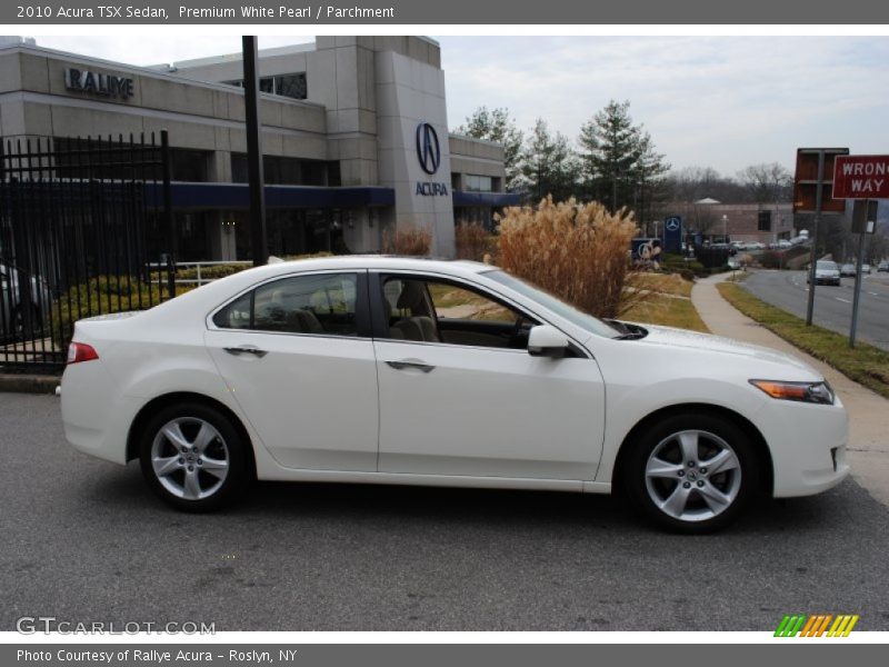 Premium White Pearl / Parchment 2010 Acura TSX Sedan