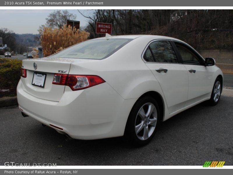 Premium White Pearl / Parchment 2010 Acura TSX Sedan