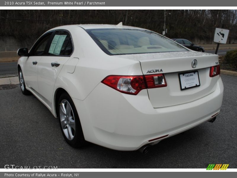 Premium White Pearl / Parchment 2010 Acura TSX Sedan