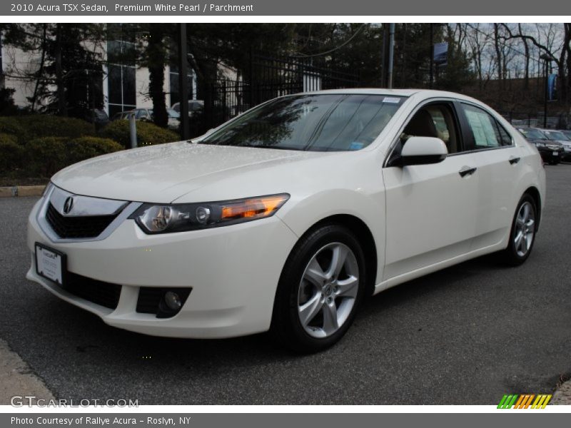 Premium White Pearl / Parchment 2010 Acura TSX Sedan