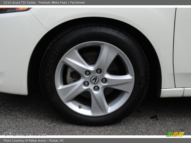 Premium White Pearl / Parchment 2010 Acura TSX Sedan