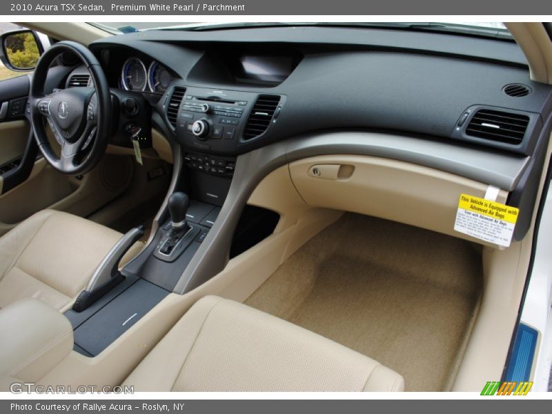 Premium White Pearl / Parchment 2010 Acura TSX Sedan