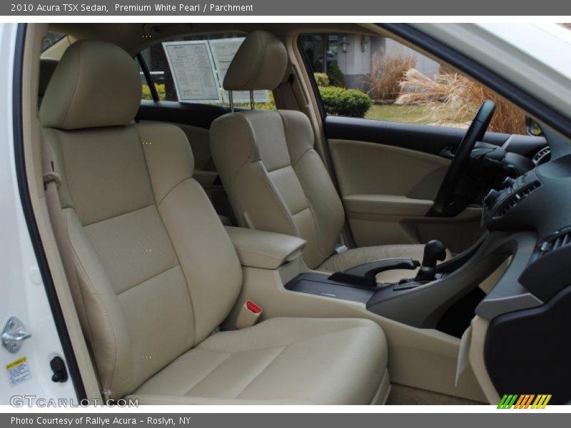 Premium White Pearl / Parchment 2010 Acura TSX Sedan