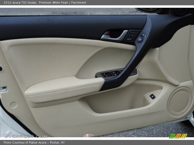 Premium White Pearl / Parchment 2010 Acura TSX Sedan
