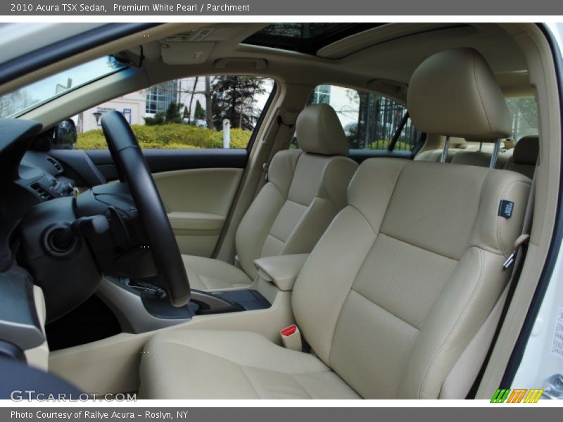 Premium White Pearl / Parchment 2010 Acura TSX Sedan