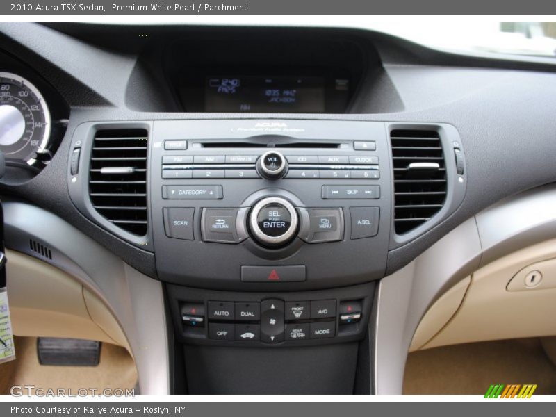 Premium White Pearl / Parchment 2010 Acura TSX Sedan