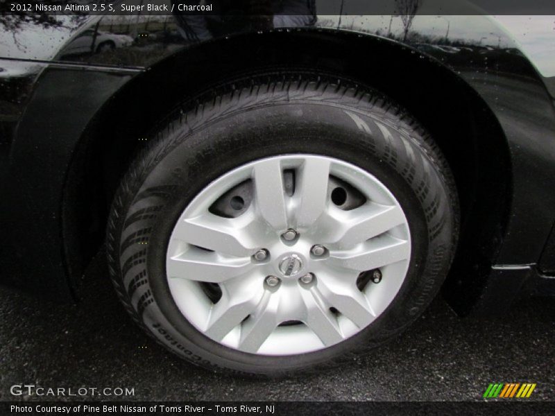 Super Black / Charcoal 2012 Nissan Altima 2.5 S