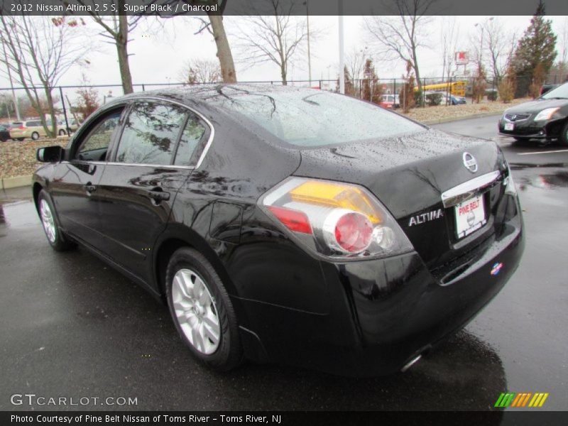 Super Black / Charcoal 2012 Nissan Altima 2.5 S