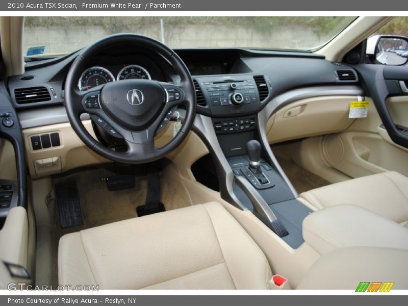 Premium White Pearl / Parchment 2010 Acura TSX Sedan