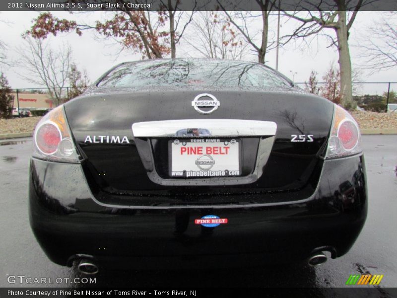 Super Black / Charcoal 2012 Nissan Altima 2.5 S