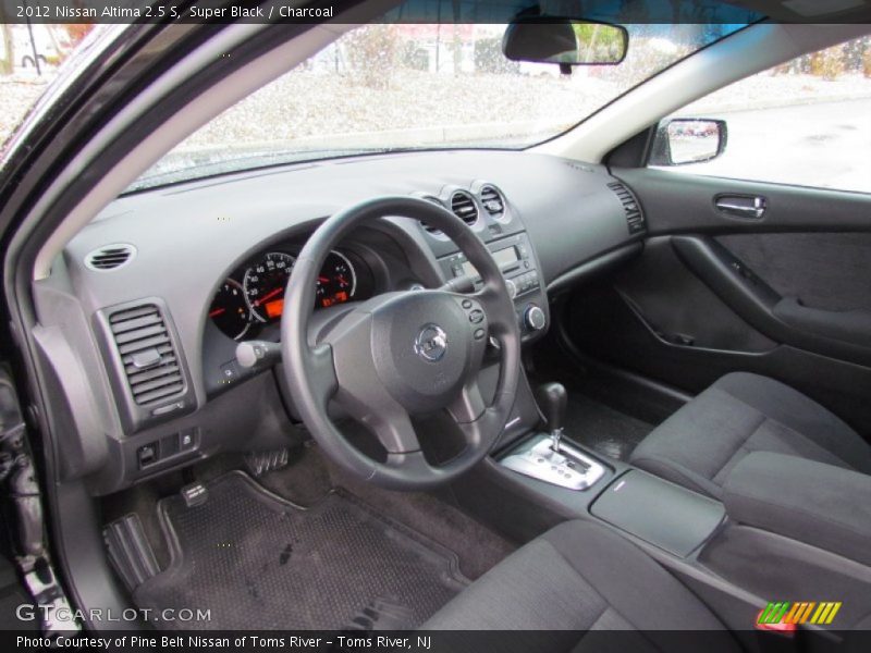 Super Black / Charcoal 2012 Nissan Altima 2.5 S