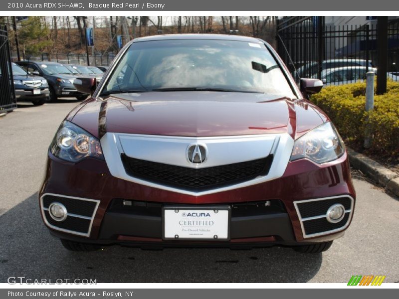 Basque Red Pearl / Ebony 2010 Acura RDX SH-AWD