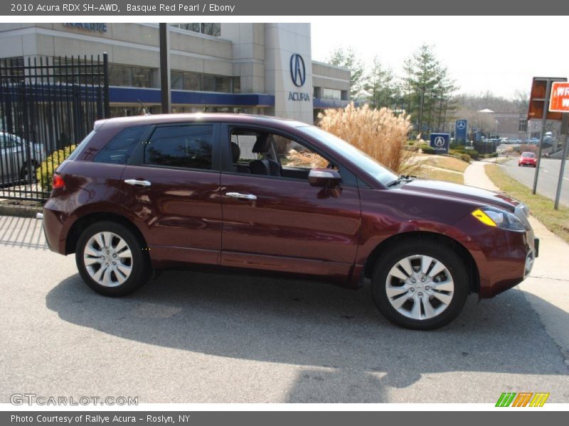Basque Red Pearl / Ebony 2010 Acura RDX SH-AWD