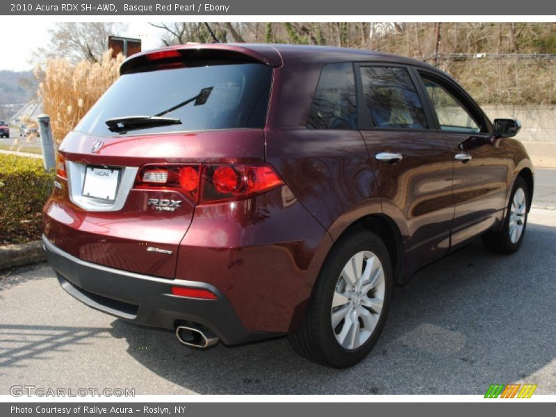 Basque Red Pearl / Ebony 2010 Acura RDX SH-AWD