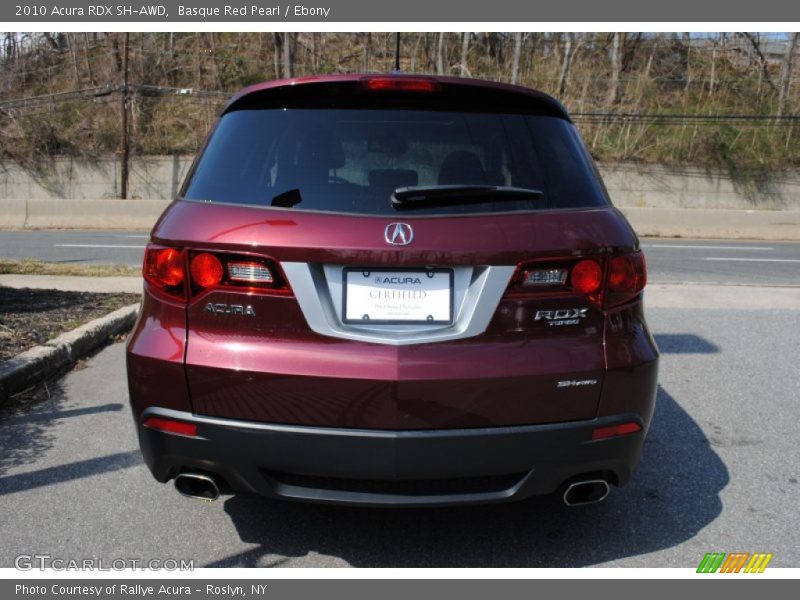 Basque Red Pearl / Ebony 2010 Acura RDX SH-AWD