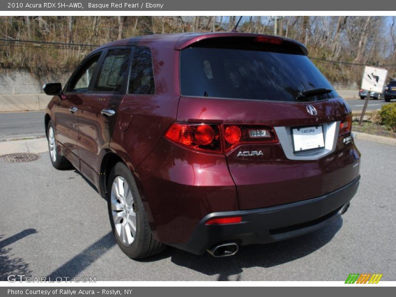 Basque Red Pearl / Ebony 2010 Acura RDX SH-AWD