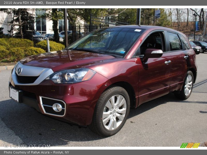 Basque Red Pearl / Ebony 2010 Acura RDX SH-AWD