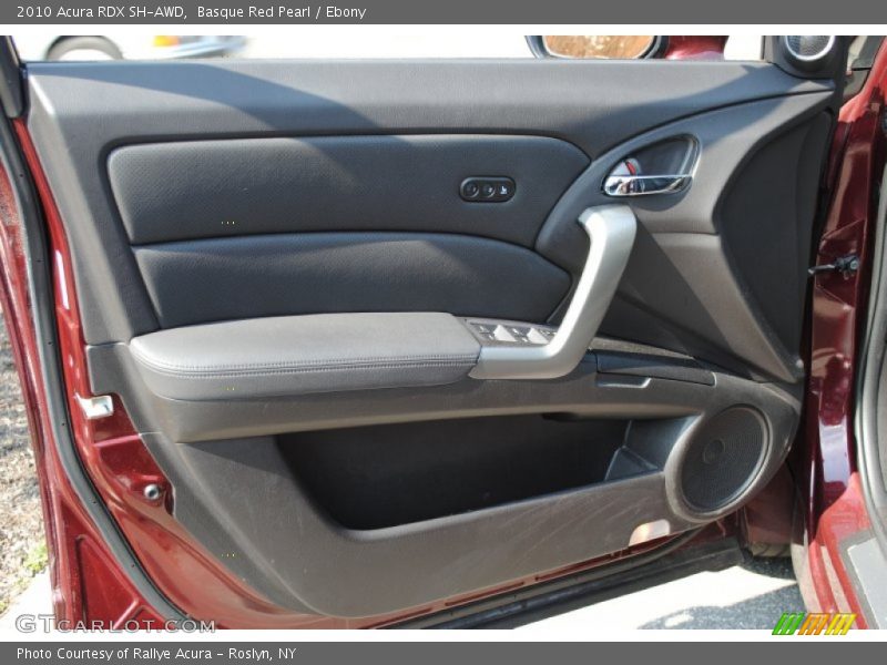 Basque Red Pearl / Ebony 2010 Acura RDX SH-AWD