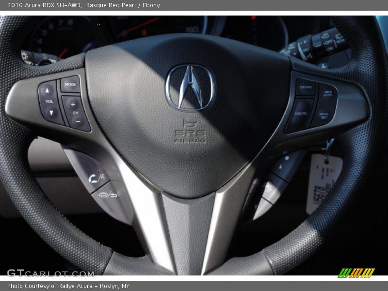 Basque Red Pearl / Ebony 2010 Acura RDX SH-AWD