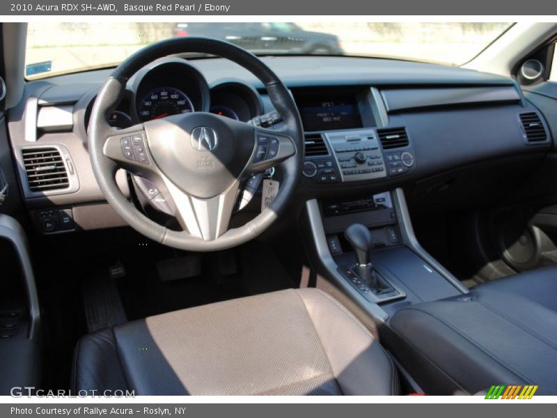 Basque Red Pearl / Ebony 2010 Acura RDX SH-AWD