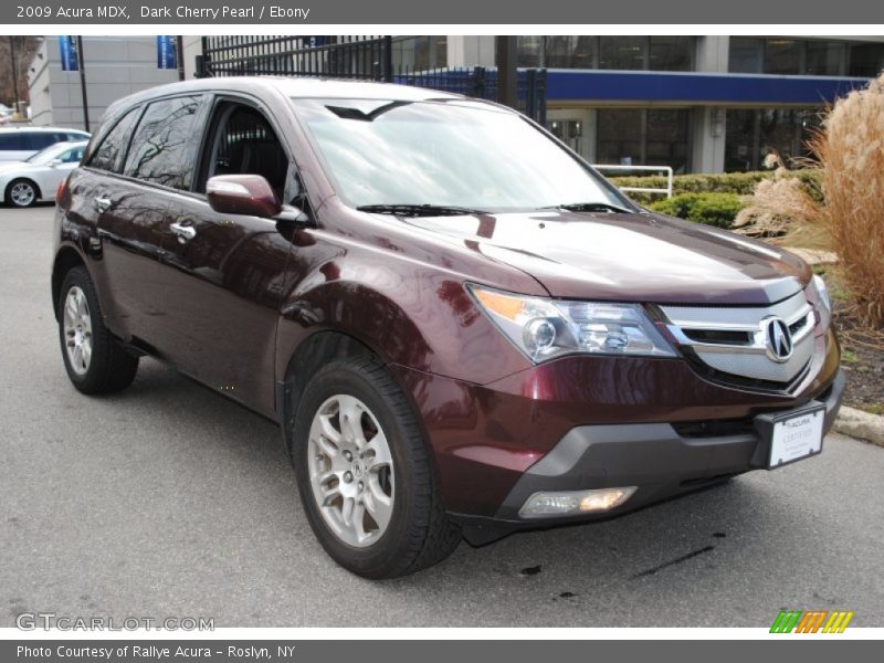 Dark Cherry Pearl / Ebony 2009 Acura MDX
