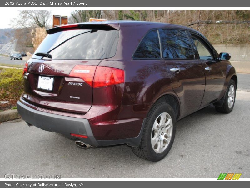 Dark Cherry Pearl / Ebony 2009 Acura MDX