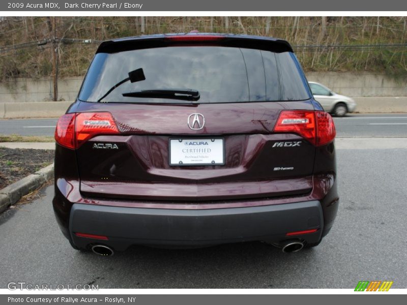 Dark Cherry Pearl / Ebony 2009 Acura MDX