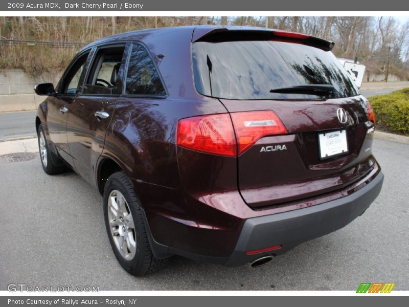 Dark Cherry Pearl / Ebony 2009 Acura MDX