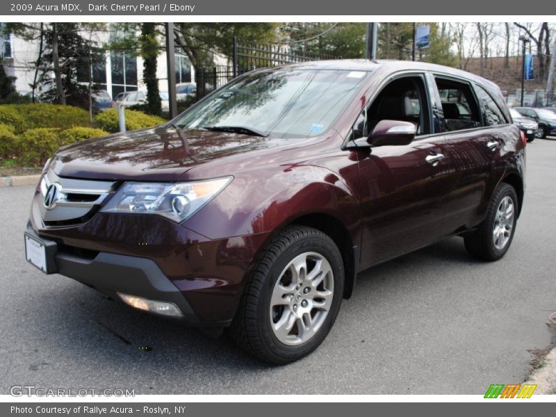Dark Cherry Pearl / Ebony 2009 Acura MDX